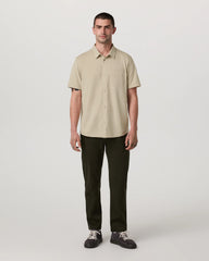 Short Sleeve Knit Oxford Button Down - Classic Fit