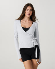 Long Sleeve Halo Wrap Top