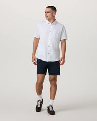 Short Sleeve Knit Oxford Button Down - Classic Fit