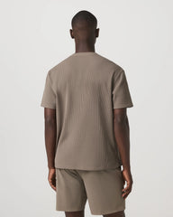 Short Sleeve Lightweight Tech Waffle Tee - Relaxed Fit