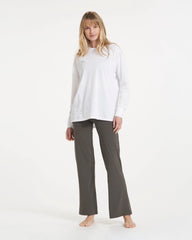 Long-Sleeve Feather Tee