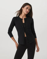 Long Sleeve Halo Snap Cardigan