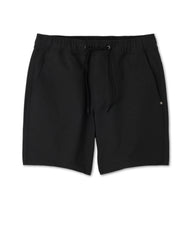 Cascade Crinkle Elastic Waist Short 8"