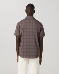 Short Sleeve Plaid Button Down Shirt