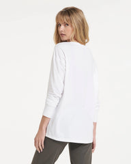 Long-Sleeve Feather Tee