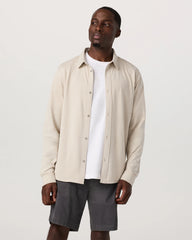Long Sleeve Knit Oxford Button Down - Classic Fit