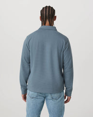 Long Sleeve Waffle Polo