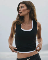 Halo Essential Scoop Tank Long