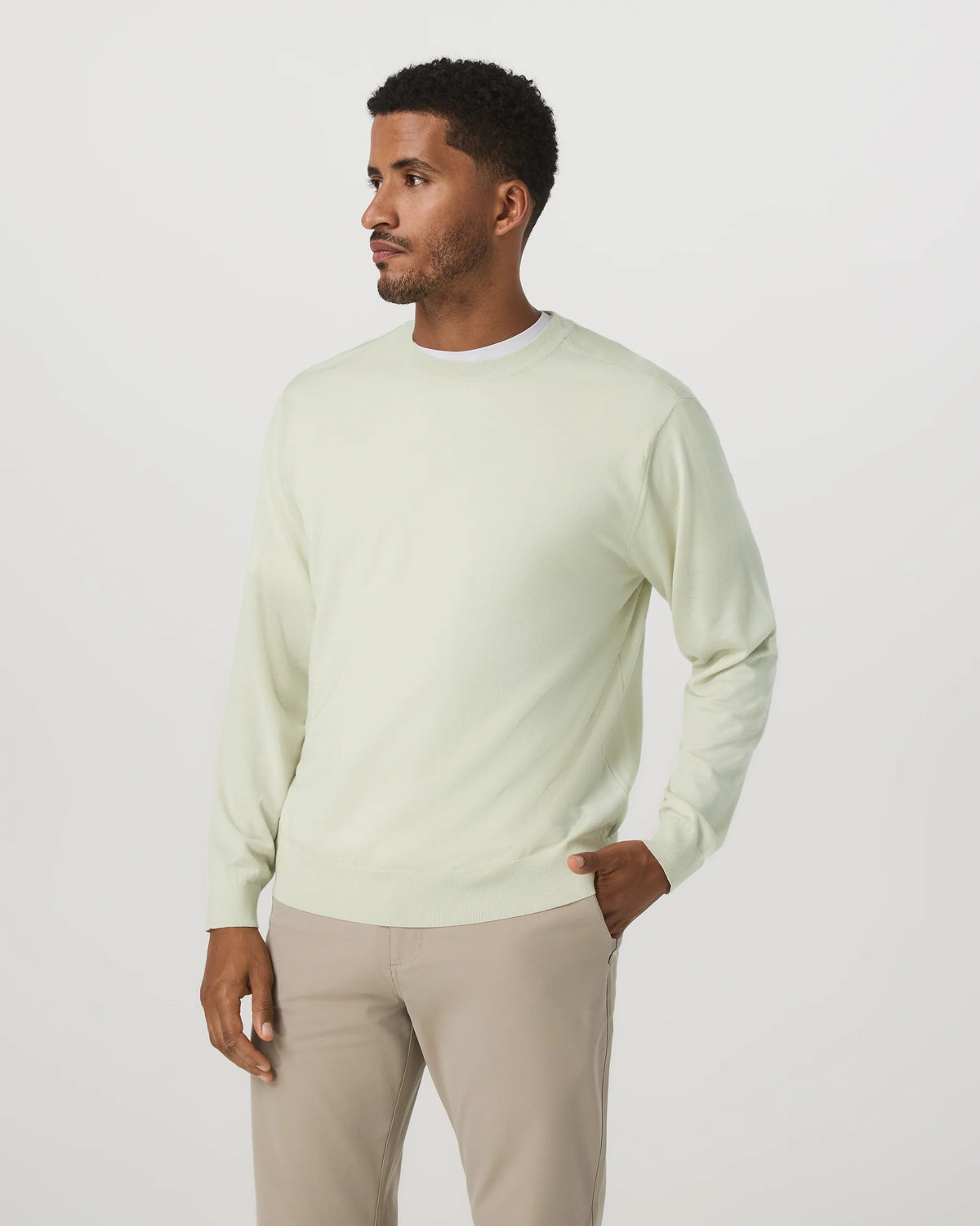 Merino Fine Gauge Wool Sweater