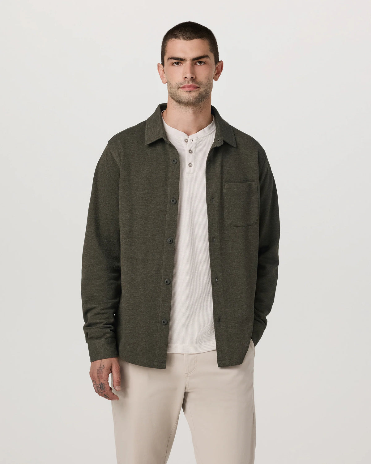 Long Sleeve Jeffreys Button Down Overshirt