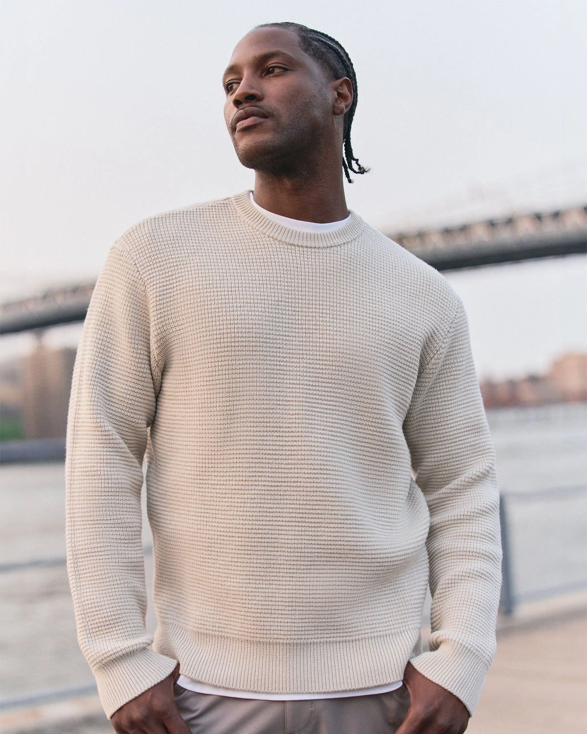 Denver Waffle Crew Sweater