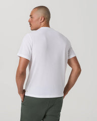 Short Sleeve Micro Waffle Tee - Relaxed Fit