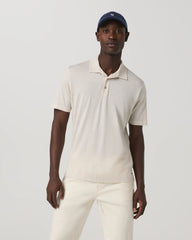 Short Sleeve Merino Wool Sweater Polo
