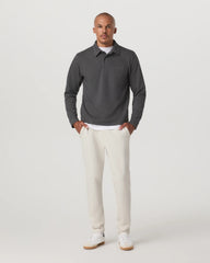 Long Sleeve Waffle Polo